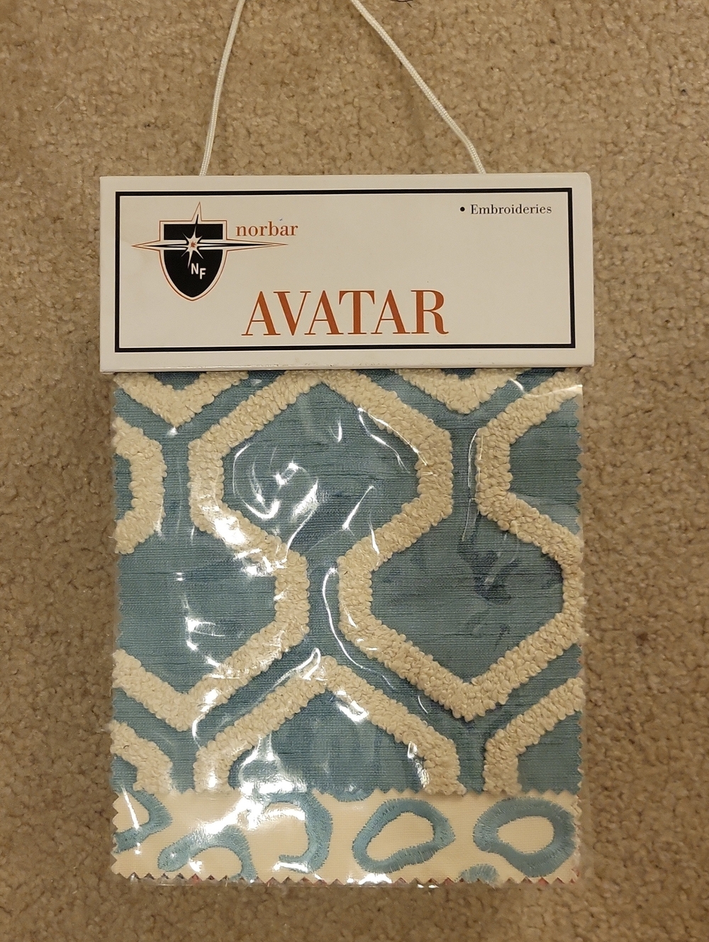NORBAR Avatar Embroidered Fabric Huge Swatch Book - Picture 2 of 10
